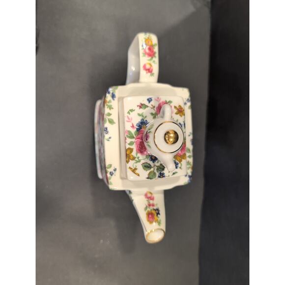 Vintage Sadler "Olde Chintz" teapot, Gold Gilding, Windsor England. 16 Oz - Picture 9 of 13